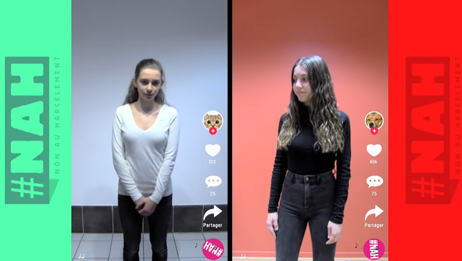   Une vidéo de situation entre jeunes, Prix "Non au harcèlement" 2020 - Prix spécial cyberharcèlement
